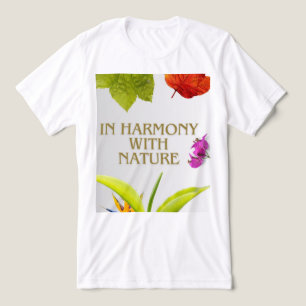Camiseta Design de diafragma para preservação da natureza