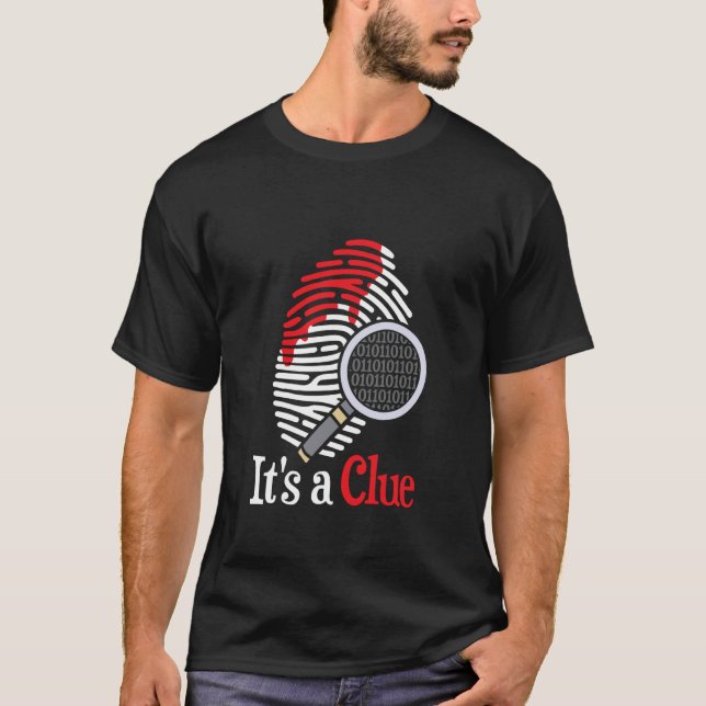 Camiseta Design de Dica de Impressão Digital de Amante do M (Frente)