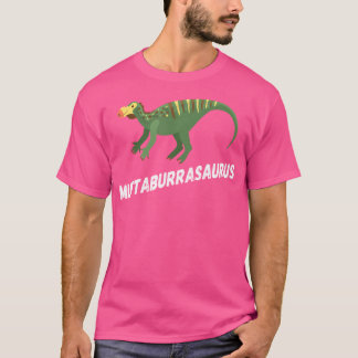 Camiseta Design de Dinossauro Bonito Muttaburrasaurus