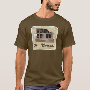 Camiseta Design de Diversão de Cartoon da Escola Antiga Lit
