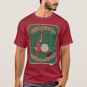 Camiseta Design de diversão de feriado de golfe feliz