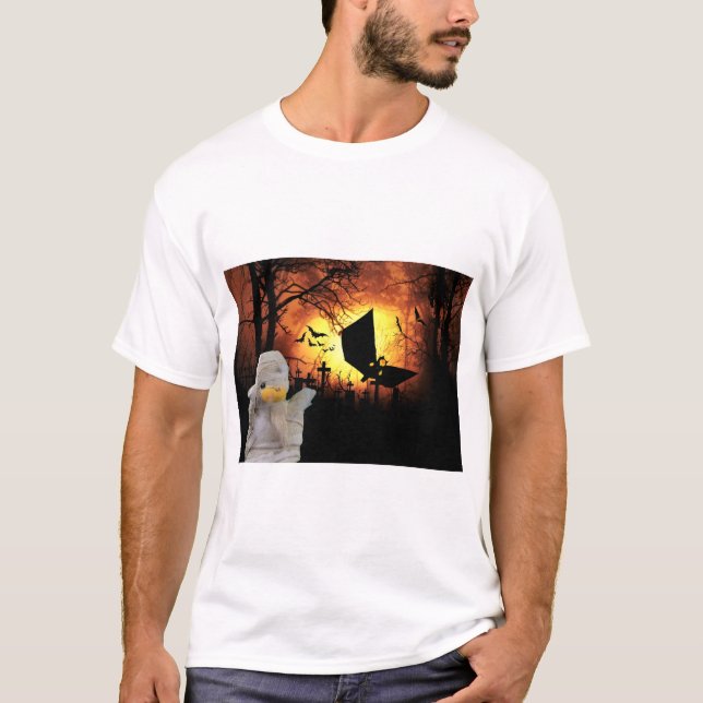 Camiseta Design de diversão para o Halloween (Frente)