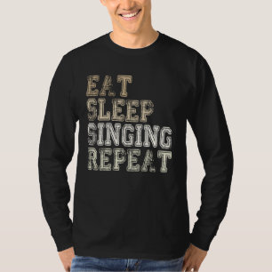 Camiseta design de dizer karaokê coral cantor cantor de kar