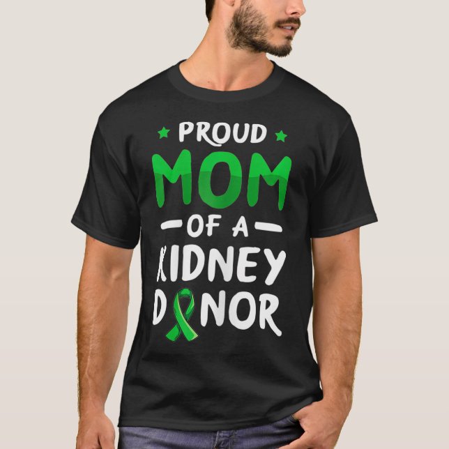 Camiseta Design de doação de órgãos para o seu doador de ri (Frente)