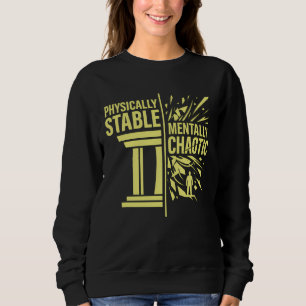 Camiseta Design de Dualidade Fisicamente Estável Mentalment