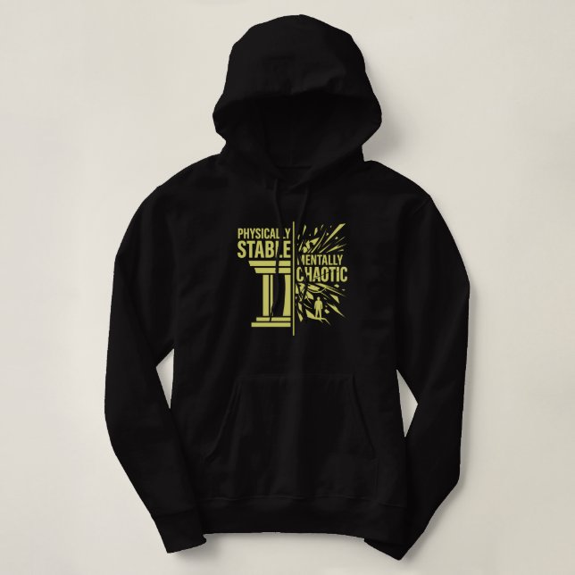 Camiseta Design de Dualidade Fisicamente Estável Mentalment (Frente do Design)