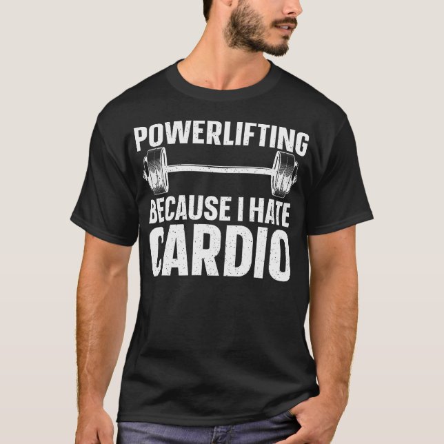 Camiseta Design de elevador para homens, potência do elevad (Frente)