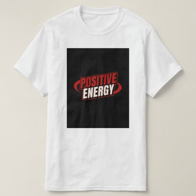 Camiseta Design de energia positiva. (Frente do Design)