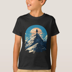 Camiseta Design de Escalada ao Ar Livre Inspirador - Nature