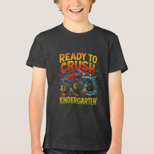 Camiseta Design de Esmagamento de Caminhão Monstro para Jar