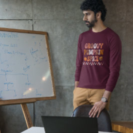 Camiseta Design de Especiarias de Abóbora de outono do outo