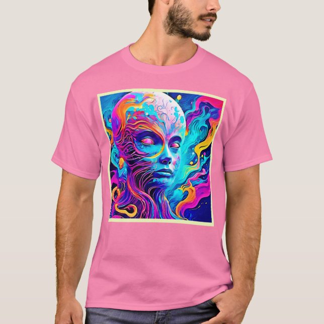 Camiseta Design de Espírito Vibrante (Frente)