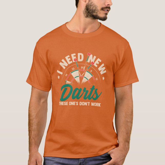 Camiseta Design de esporte de dardos garota (Frente)
