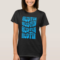 Design de estilo Austin Texas Retro 60s 70s