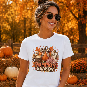 Camiseta Design de estilo Claymation da temporada de abóbor