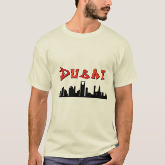 Camiseta Design de Estilo de Grafite Skyline de Dubai