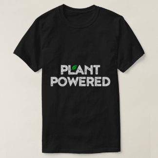Camiseta Design de Estilo de Vida Ecológico Alimentado por