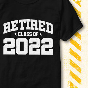 Camiseta Design de Estilo Esportivo Clássico Turma de 2022 