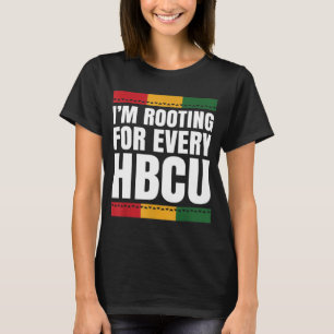 Camiseta Design de Estudante do Colégio Africano Americano 