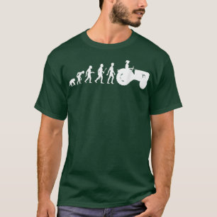 Camiseta Design de evolução engraçado para fazendeiros na f