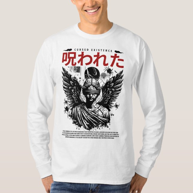 Camiseta Design de Existência Maldita (Frente)