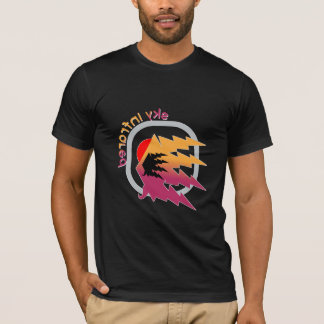 Camiseta Design de Explosão de Relâmpago Interior no Céu – 