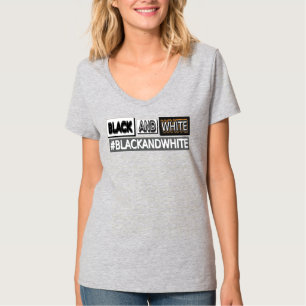 Camiseta Design de Expressão Bestial "#BLACKANDWHITE". Com
