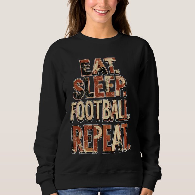 Camiseta Design de fã de futebol retrô | Gráfico de futebol (Frente)