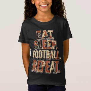 Camiseta Design de fã de futebol retrô Gráfico de futebol