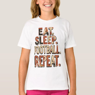 Camiseta Design de fã de futebol retrô   Gráfico de futebol