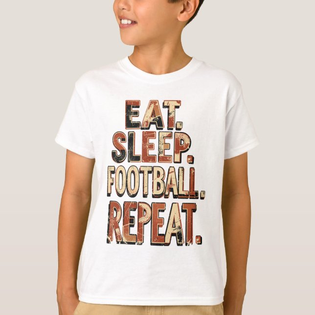 Camiseta Design de fã de futebol retrô | Gráfico de futebol (Frente)