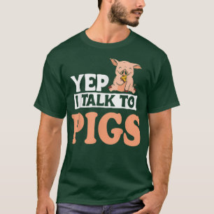 Camiseta Design De Fábrica Gira, Sim, Falo Com Os Suínos 65