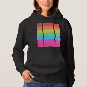 Camiseta Design de faixas de cores do arco-íris do Pastel