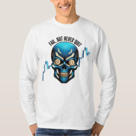 Camiseta Design de Fantasia | Cripto Btc | Motivação | Azul