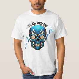 Camiseta Design de Fantasia | Cripto Btc | Motivação | Azul