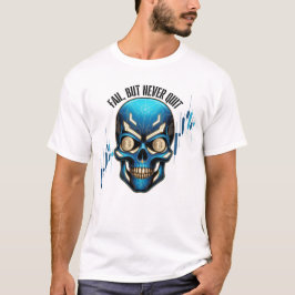 Camiseta Design de Fantasia | Cripto Btc | Motivação | Azul