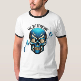 Camiseta Design de Fantasia | Cripto Btc | Motivação | Azul