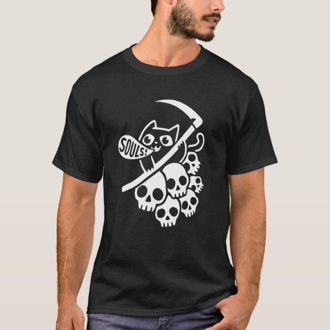 Camiseta Design de Fantasia Gatos Travessos Clássico (Frente)