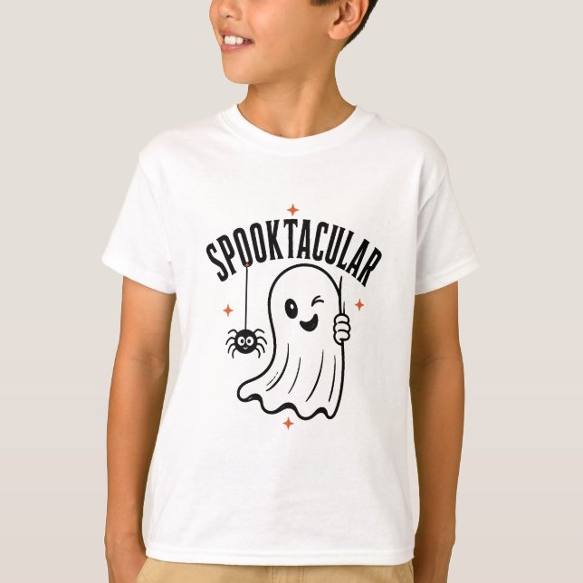 Camiseta Design de Fantasma Espetacular (Frente)