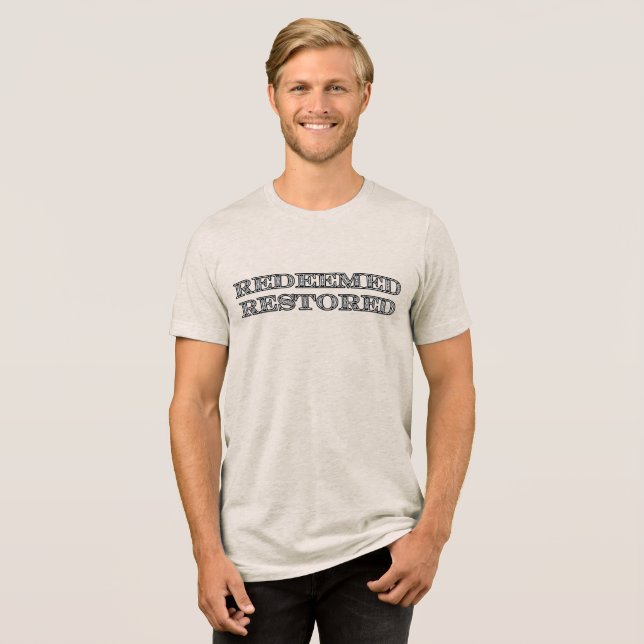 Camiseta Design de Fé Cristã Simples (Frente Completa)