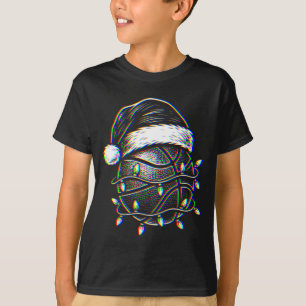 Camiseta Design de Fé Rave Edm Glitch de Basquetebol de Nat