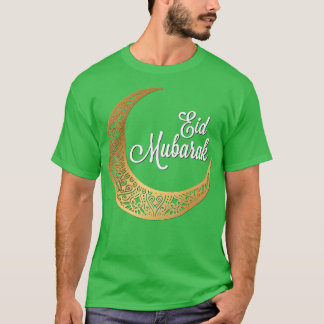 Camiseta Design de Feriados Islâmicos Eid Mubarak-Eid Al Fi