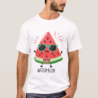 Camiseta Design de férias divertido de melancia de verão fo