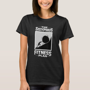 Camiseta Design de Filosofia de Sísifo para um Estudo de Fi