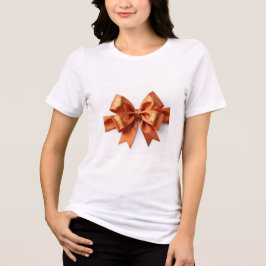 Camiseta Design de Fita de Outono Quente Infundido com Folh