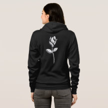 DESIGN DE FLOR DE MULHERES HOODIE