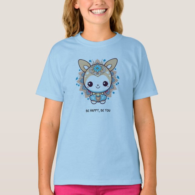 Camiseta Design de Flor Mandala (Frente)