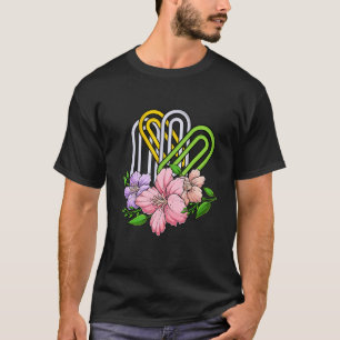 Camiseta Design de Flor Nacional do Paperclip