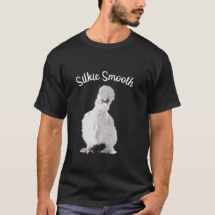 Camiseta Design De Frango De Silkie Bonito Para Homens Mulh
