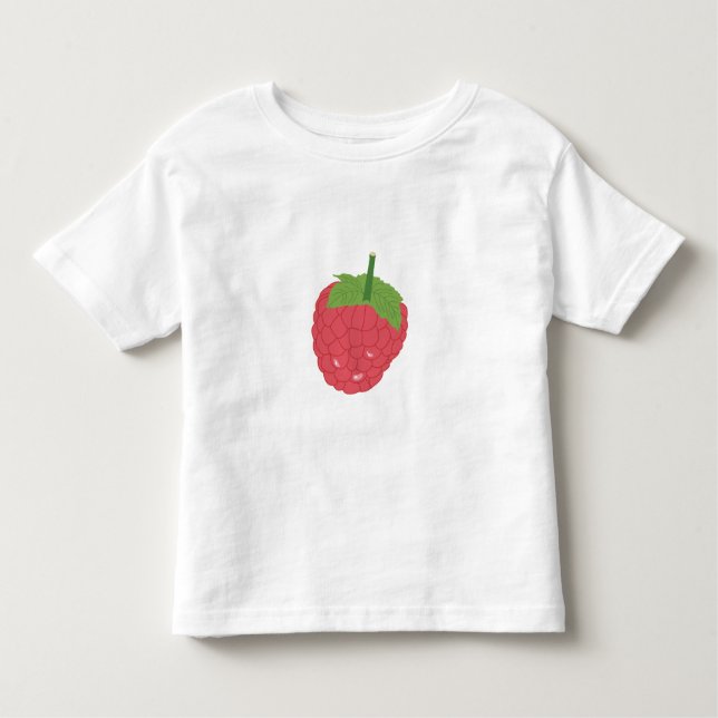 Camiseta Design de Fruta de framboesa (Frente)